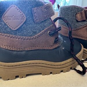 Carter's Gray and Brown Boots